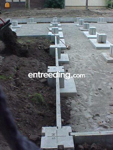 Projecten / werken Pre-fab funderingen
