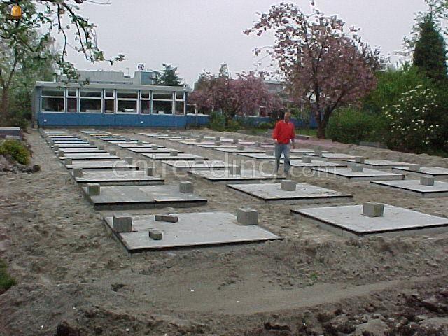 Projecten / werken prefab fundatie voor Unitbouw