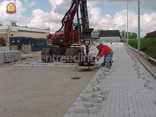 machinaal straatwerk Omgeving Gorinchem