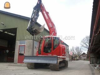 Kobelco 135 UCL met GPS Omgeving Gorinchem