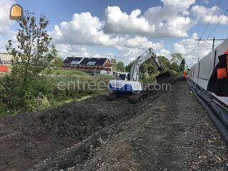 JCB (18ton)JS160LC Omgeving Zoetermeer