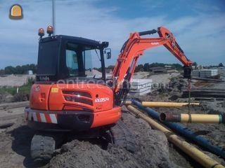 (6Tonner) kubota Kx057-4 Omgeving Rotterdam