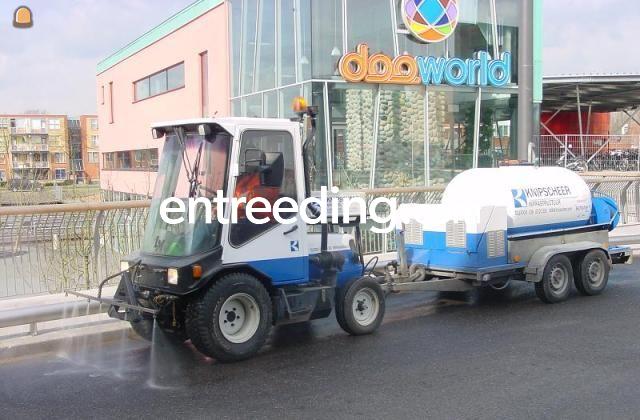 LM track + watertank tbv reiniging