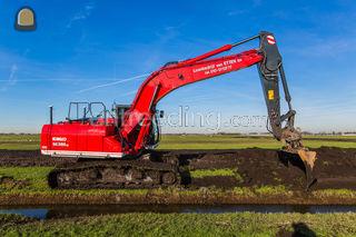 Kobelco SK260lc Omgeving Rotterdam