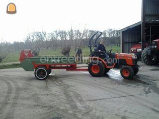 Mini trekker +mestkar Omgeving Wijk bij Duurstede