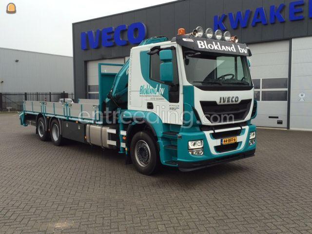 Iveco met 19 tons kraan