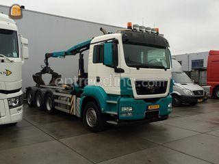 Haakarm auto met kraan Ma... Omgeving Alphen a/d Rijn