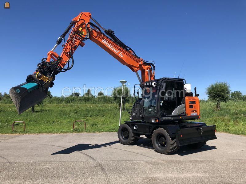 Hitachi 145 + DKS + GPS- Binnendraaier