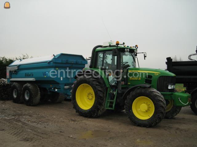 John deere R6155 & VGM 14m3 incl Miliekleppen