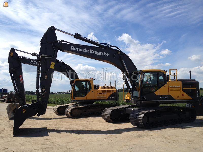 Volvo EC250E met GPS