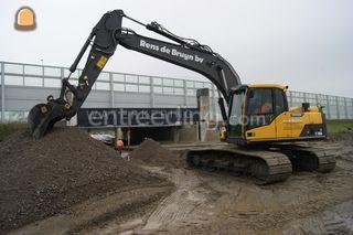 Volvo EC180D met GPS Omgeving Kamerik