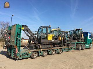 Scania + 4-assige semidie... Omgeving Kamerik