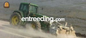 Tractor met rolbezem