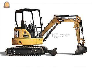 Minikraan Caterpillar 1.5 Omgeving Goes