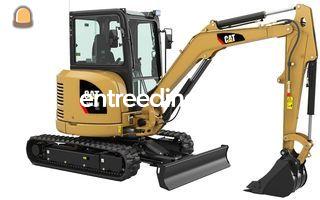 Minikraan Caterpillar 3.5 Omgeving Goes