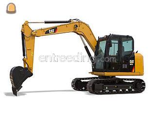 Minikraan Caterpillar 5 Omgeving Goes