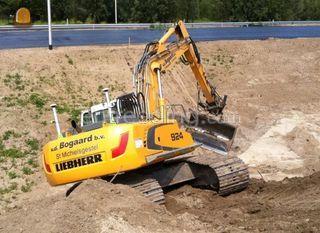 Liebherr 924 met GPS Omgeving Den Bosch