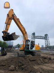 Hitachi ZX210 3D GPS Omgeving Alphen a/d Rijn