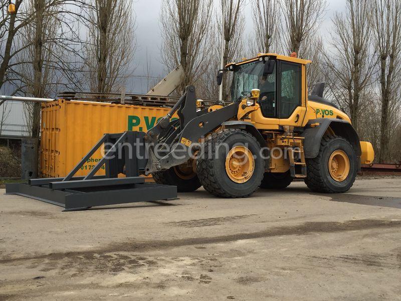 Shovel met schuifframe