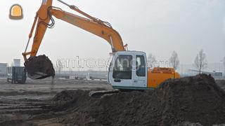 Hitachi ZX160 Omgeving Alphen a/d Rijn