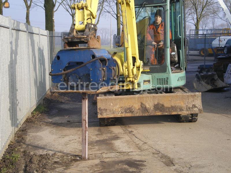 Midigraver met trilblok