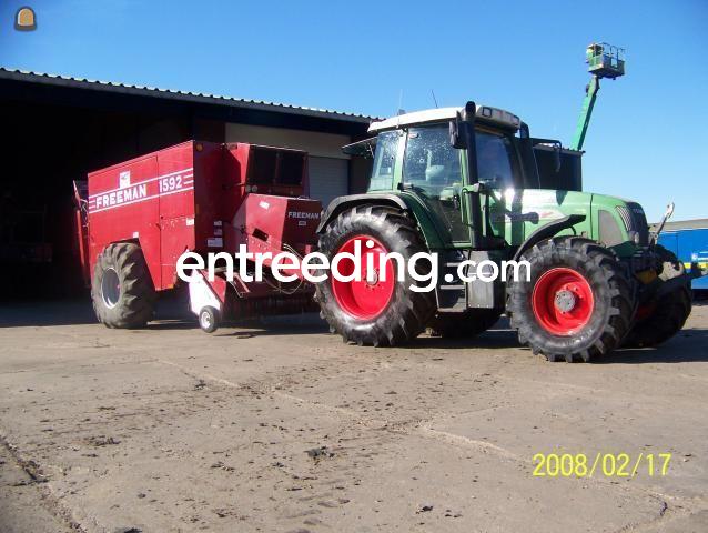 Fendt +  2x freeman groot balen pers