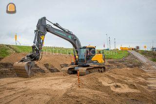 Volvo EC160EL + GPS Omgeving Alphen a/d Rijn