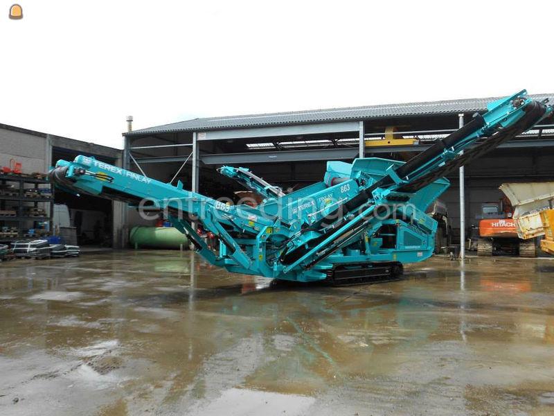 Terex Finlay 863 - 3 fractie zeefmachine