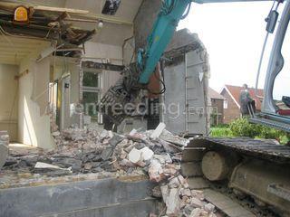 Slopen woonhuis. Omgeving Zoetermeer