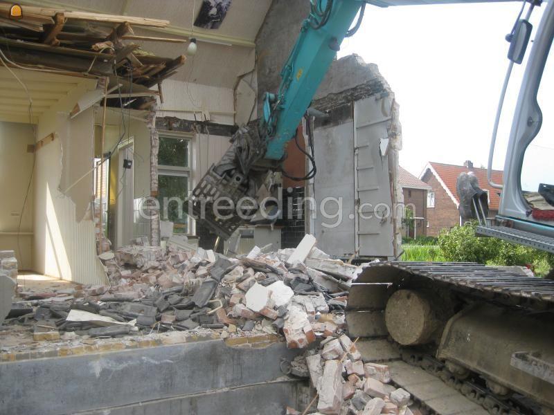 Projecten / werken Slopen woonhuis Kruisweg.