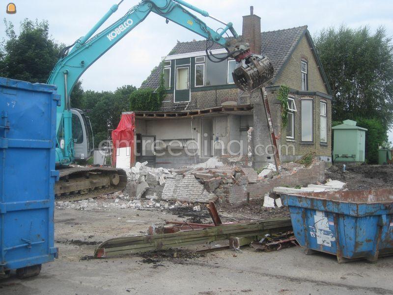 Projecten / werken Slopen woonhuis Kruisweg.