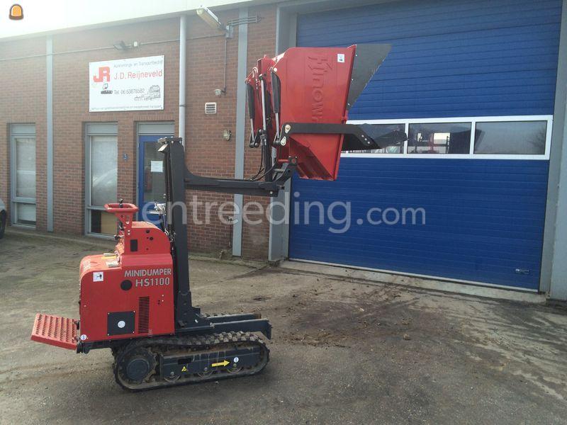 Hinowa hoogkiep rupsdumper