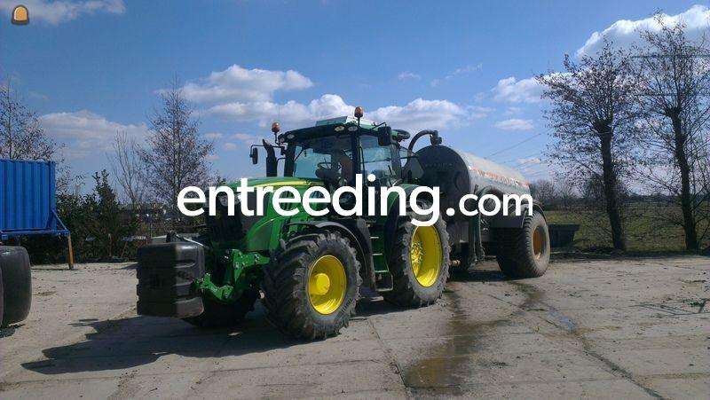 John Deere + waterwagen 10m3