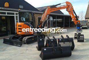 hitachi zx55-5 Omgeving Breskens