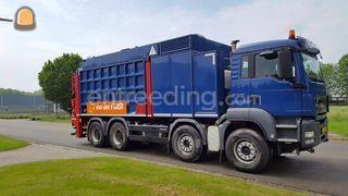 MAN TGS 440 8x4 Omgeving Oosterwolde