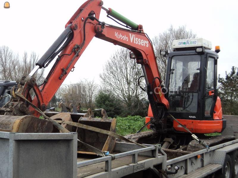 Minigraver met sorteergrijper alle maten