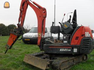 minigraver met sloophamer Omgeving Maasdriel