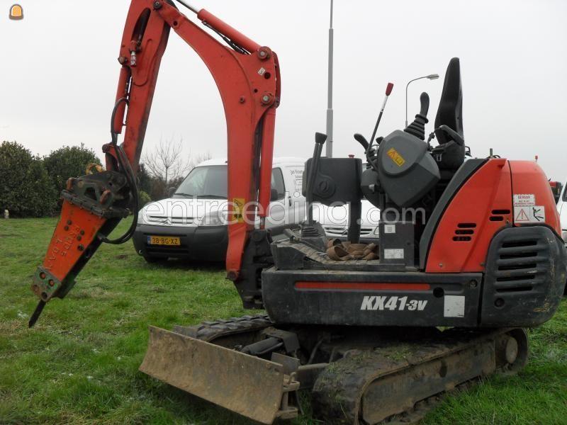 Minigraver met sloophamer