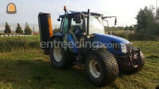 Tractor met Votex klepelm... Omgeving De Drechtsteden