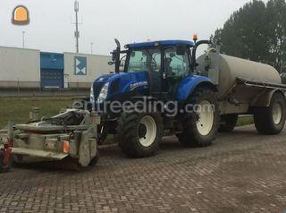 Tractor met waterwagen 6m... Omgeving De Drechtsteden