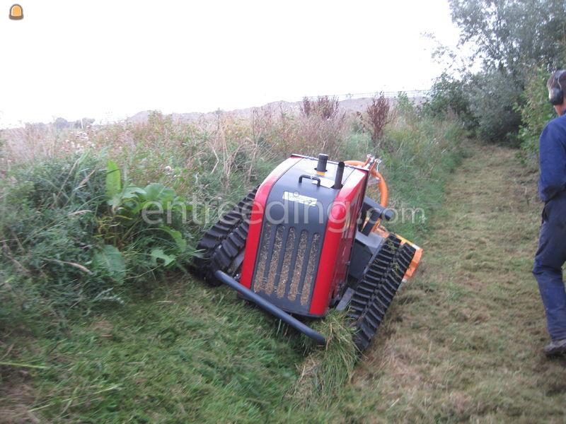 Roboflail talud zaaimachine afstandbestuurbaar