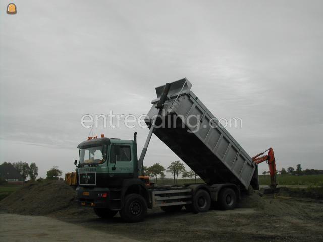 Man F2000 Kippervrachtauto's 6x6