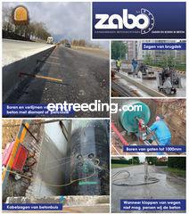 zagen en boren van betonv... Omgeving Kortrijk, Komen-Waasten