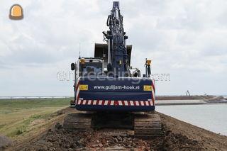 Rups-graafmachine Omgeving Terneuzen