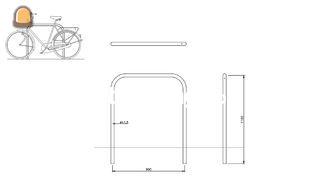 Fietsaanleunbeugels Omgeving Coevorden