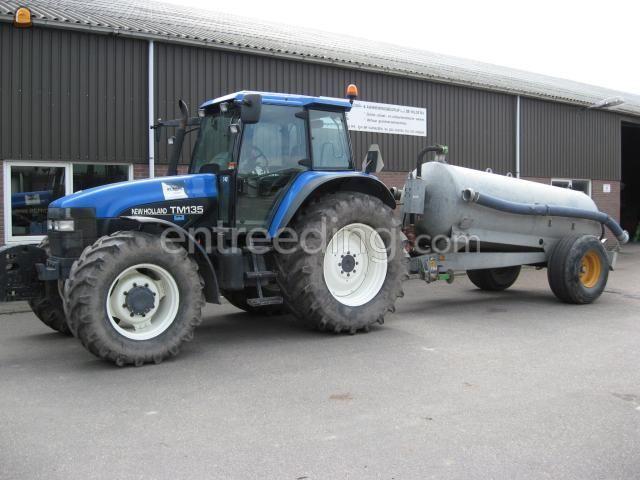 Trekker + waterwagen 5m3