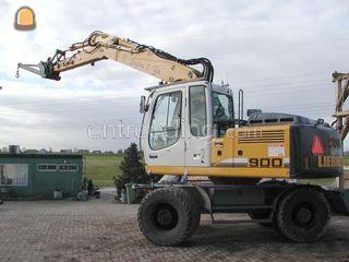 liebherr 900c met LMB Omgeving Haarlem