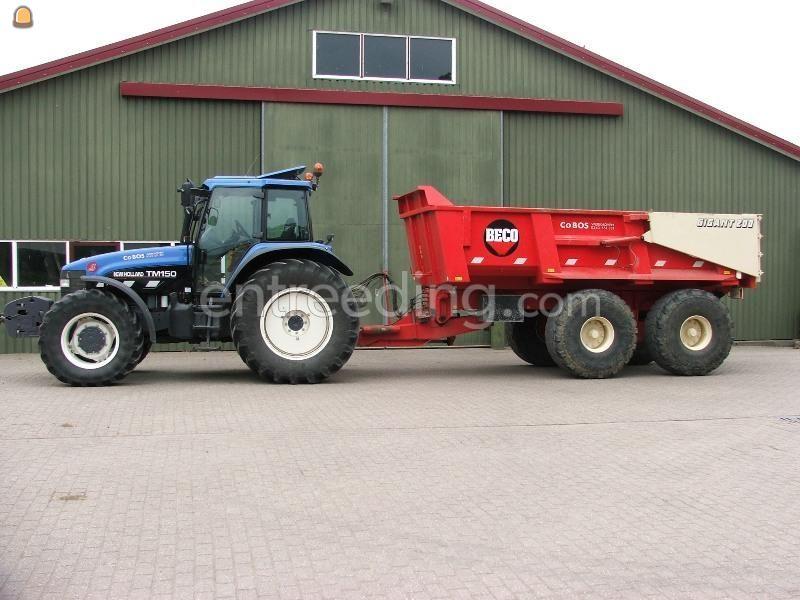 New Holland TM 150 + beco 200
