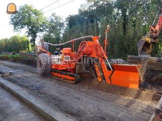 Drainage in de wegkoffer Omgeving Roeselare