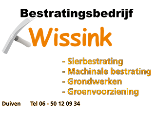 Logo Bestratingsbedrijf Wissink B.V. Duiven